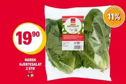Coop Extra NORSK HJERTESALAT tilbud