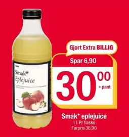Coop Extra Smak* eplejuice tilbud