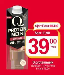 Coop Extra Q proteinmelk tilbud