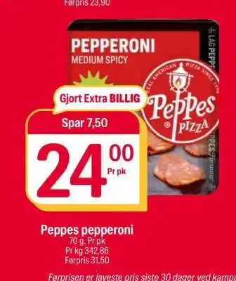 Coop Extra PEPPES PEPPERONI tilbud