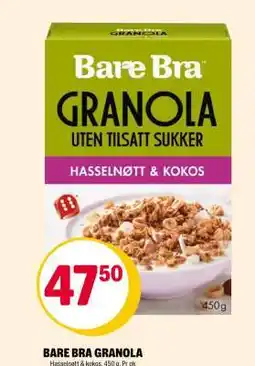 Coop Extra BARE BRA GRANOLA tilbud