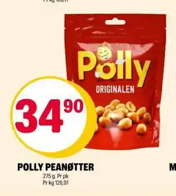 Coop Extra POLLY PEANØTTER tilbud