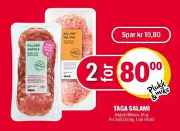 Coop Extra TAGA SALAMI tilbud