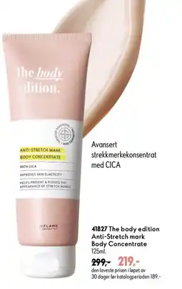 Oriflame The body edition Anti-Stretch mark Body Concentrate tilbud