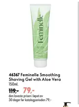 Oriflame Feminelle Smoothing Shaving Gel with Aloe Vera tilbud