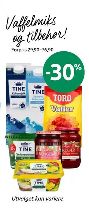 Vaffelmiks og tilbehør!