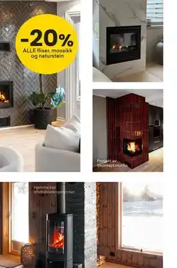 Right Price Tiles 20% ALLE fliser, mosaikk og naturstein tilbud