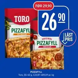 Rema 1000 PIZZAFYLL tilbud