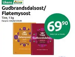 Joker Gudbrandsdalsost/ Fløtemysost tilbud