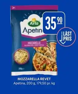 Rema 1000 MOZZARELLA REVET tilbud
