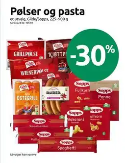Joker Pølser og pasta tilbud