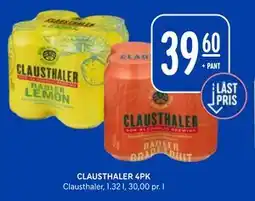 Rema 1000 CLAUSTHALER 4PK tilbud