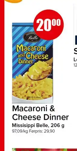 Spar Macaroni & Cheese Dinner tilbud