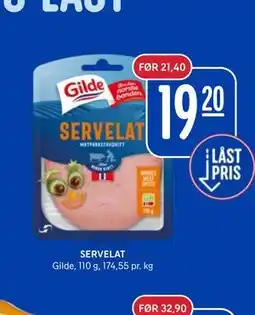 Rema 1000 SERVELAT tilbud