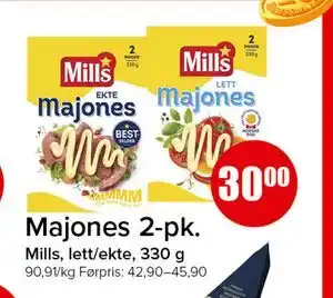 Spar Majones 2-pk tilbud