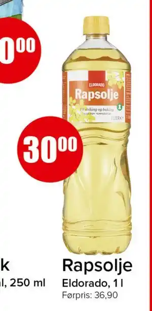 Spar Rapsolje tilbud