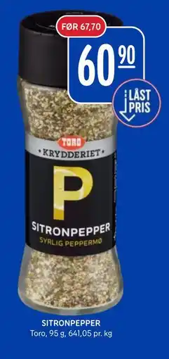Rema 1000 SITRONPEPPER tilbud