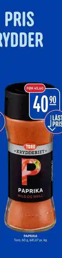 Rema 1000 PAPRIKA tilbud