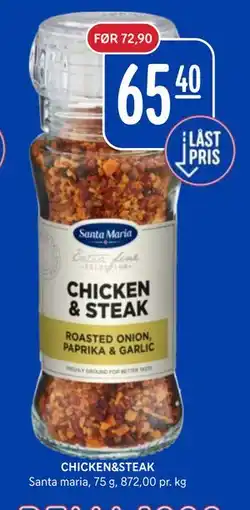 Rema 1000 CHICKEN&STEAK tilbud