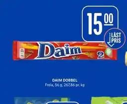 Rema 1000 DAIM DOBBEL tilbud
