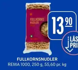 Rema 1000 FULLKORNSNUDLER tilbud