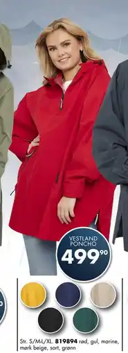 Sparkjøp VESTLAND PONCHO tilbud