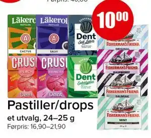 Spar Pastiller/drops tilbud