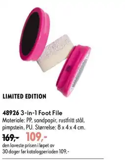 Oriflame 3-in-1 Foot File tilbud