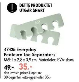 Oriflame Everyday Pedicure Toe Separators tilbud