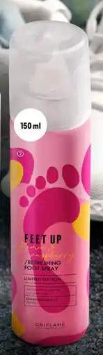 Oriflame Feet Up Lemon & Raspberry / Refreshing Foot Spray tilbud