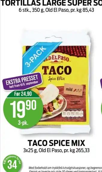 Old El Paso Taco Spice Mix