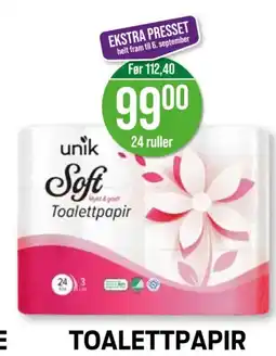 Kiwi Unik Soft Toalettpapir tilbud