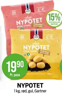 Kiwi Gartner nypotet tilbud