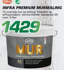 Coop Byggmix Infra Premium Murmaling tilbud