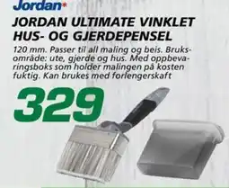 Coop Byggmix Jordan Ultimate Vinklet Hus- og Gjerdepensel tilbud