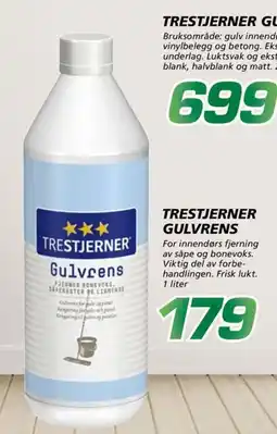 Coop Byggmix Trestjerner gulvrens tilbud
