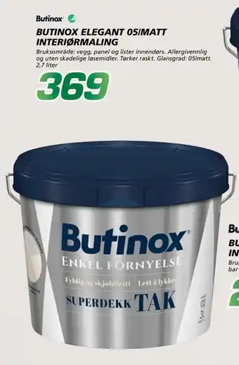 Butinox elegant 05/matt interiørmaling