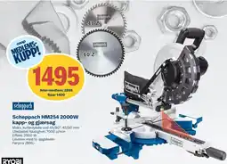 Coop Byggmix Scheppach HM254 2000W kapp- og gjærsag tilbud