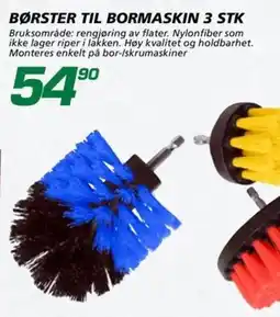 Coop Byggmix Børster til bormaskin tilbud