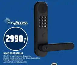 Coop Obs EasyAccess Nimly Code Dørlås tilbud