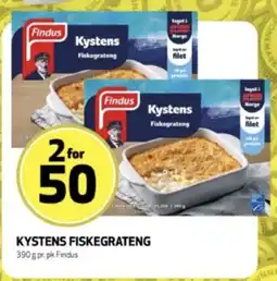 Bunnpris Findus Kystens Fiskegrateng tilbud