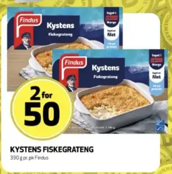 Findus Kystens Fiskegrateng