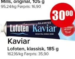 Spar Lofoten Kaviar tilbud