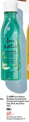 Oriflame Love Nature Shampoo For Dandruff Control with Organic Tea Tree Oil & Aloe Vera tilbud