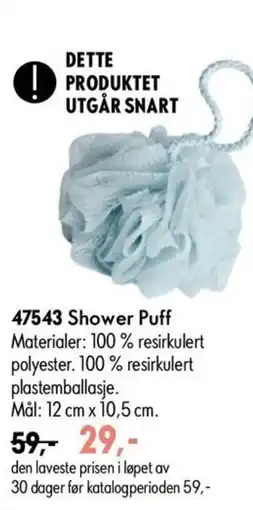 Oriflame Shower Puff tilbud