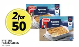 Bunnpris Findus Kystens Fiskegrateng tilbud