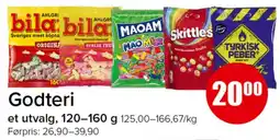 Spar Godteri tilbud