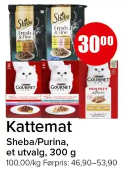 Spar Sheba/Purina Kattemat tilbud