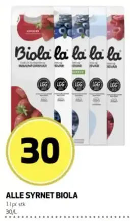 Bunnpris Alle syrnet biola tilbud