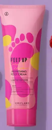 Oriflame Feet Up Lemon & Raspberry/Refreshing Foot Cream tilbud